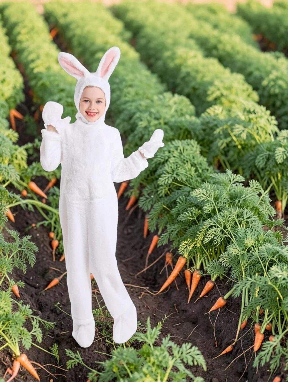 Kids Bunny Rabbit Onesie Costume, NWOT